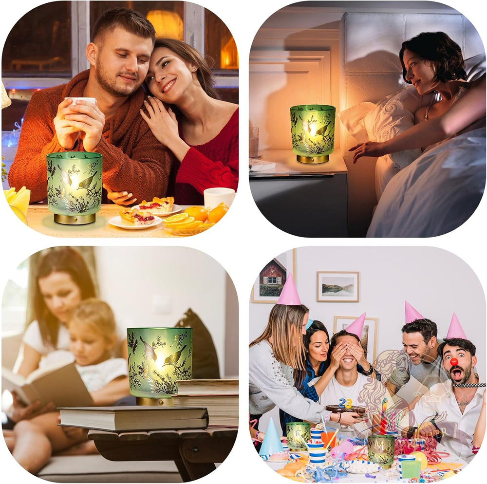 Cordless Lamp Rechargeable, Small Decorative Touch Lamp for Nightstand