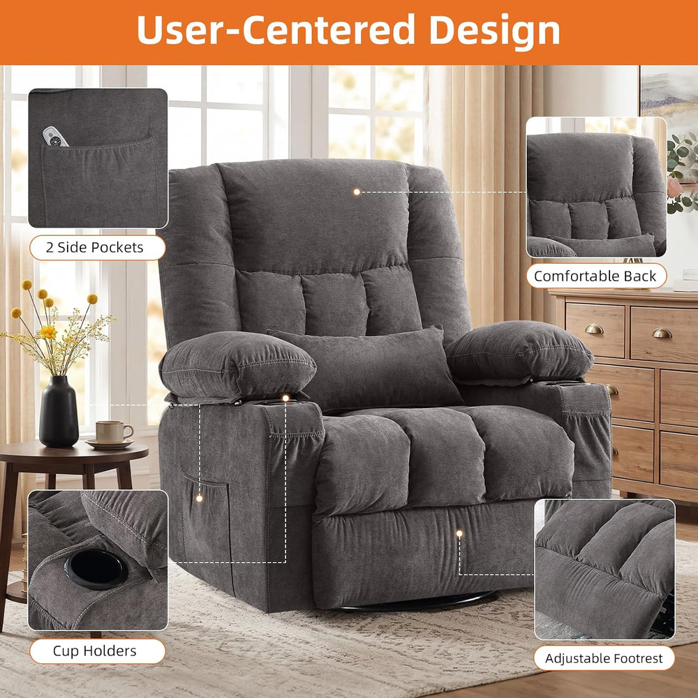 Swivel Rocking Recliner Chair
