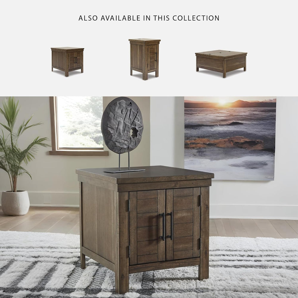 Signature Design by Ashley Moriville End Table, Brown Side Table
