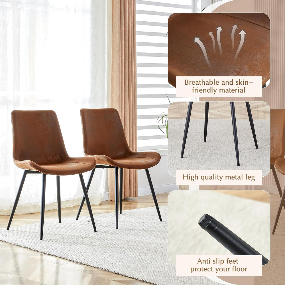 63'' Dining Table Set for 4, Wooden Dining Table Set with Chairs