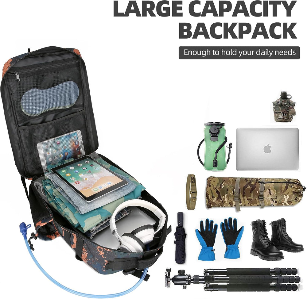 Military 45L Tactical Assault Backpack 3 day assault pack with Molle Waterpro...