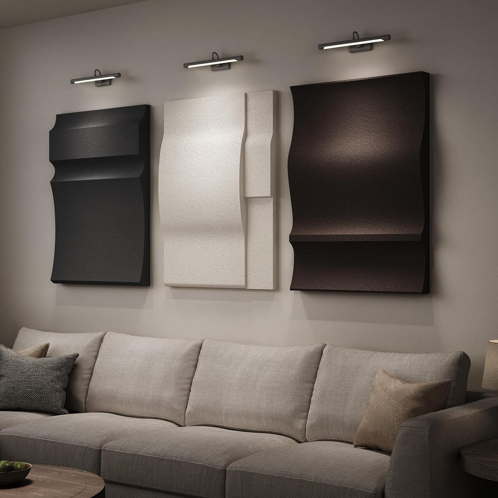 Large 3D Modern Abstract Black and White Wall Art for Living Room, 24x36 in