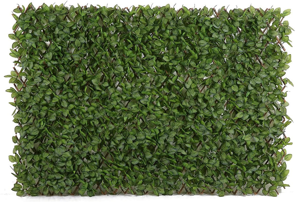 Jollybower Expandable Fence Privacy Screen, Decorative Faux Ivy Fencing Panel...