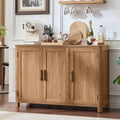 Joaxswe Sideboard Buffet Cabinet with Storage, 46" Arc-Shaped Credenza