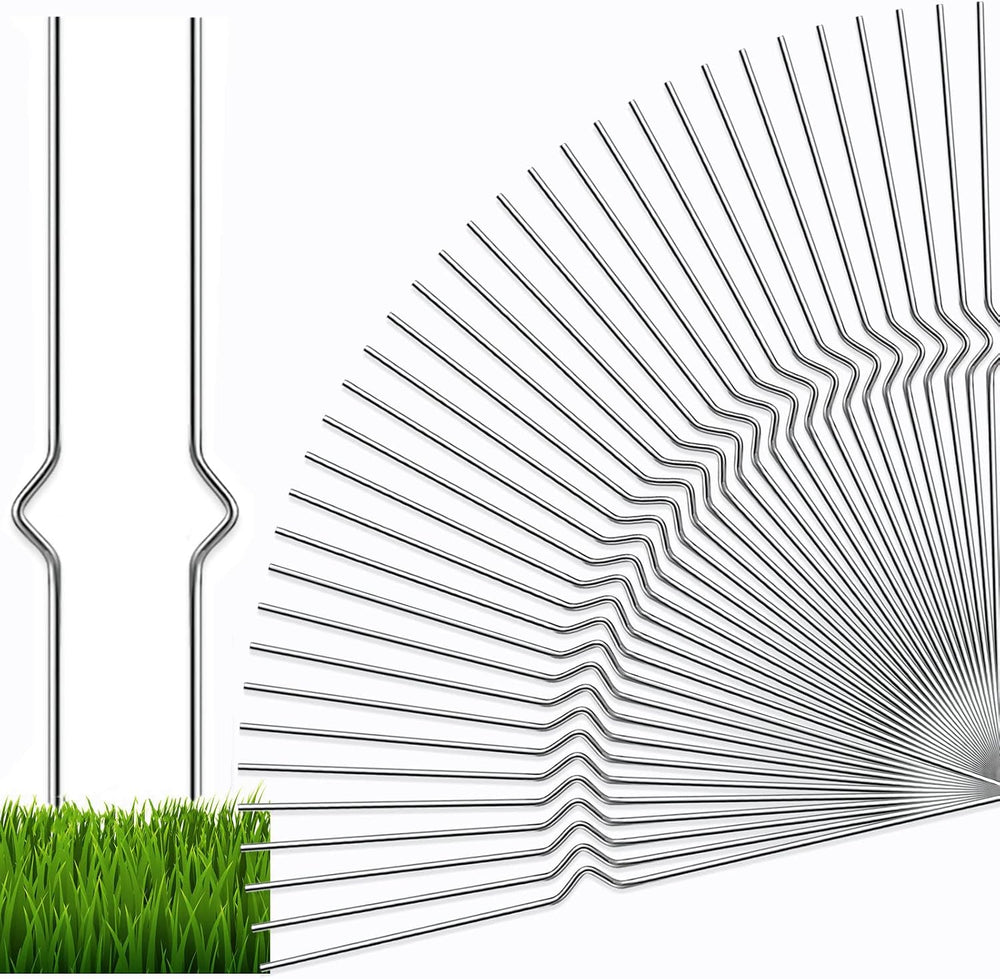 Yard Sign Stakes - 56 Pack Heavy Duty Metal Wire Stakes for Garden Lawn Signs...