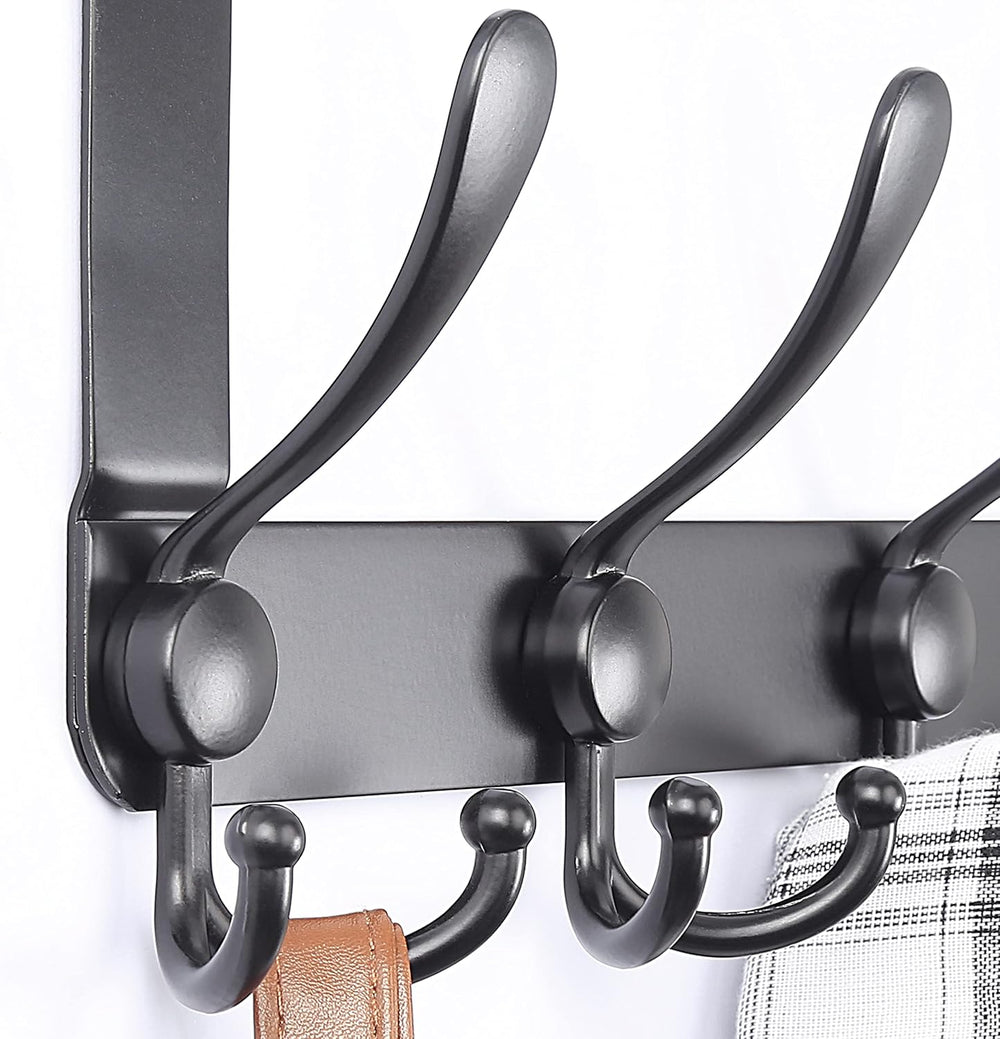 Dseap Over The Door Hook Hanger - Fits 1 3/8" to 1 3/4" Standard Do...