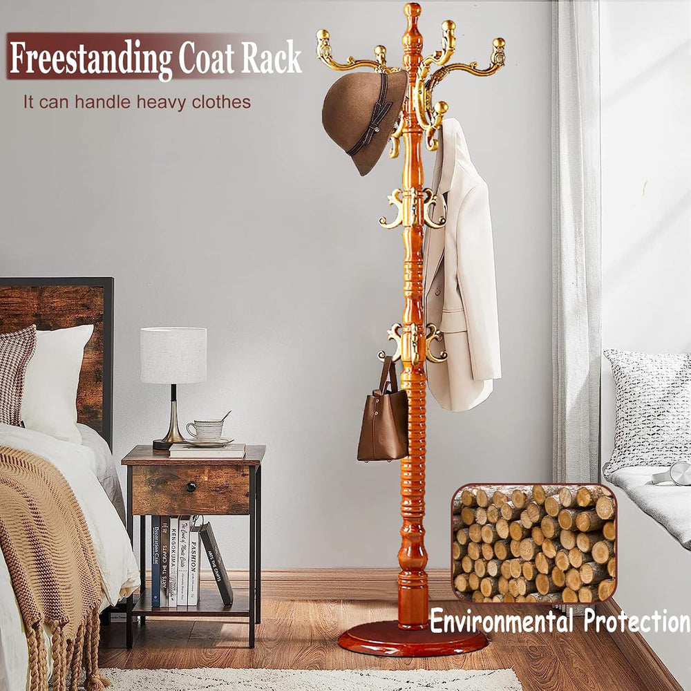 Coat Racks Free standing, Adjustable Height, Begonia