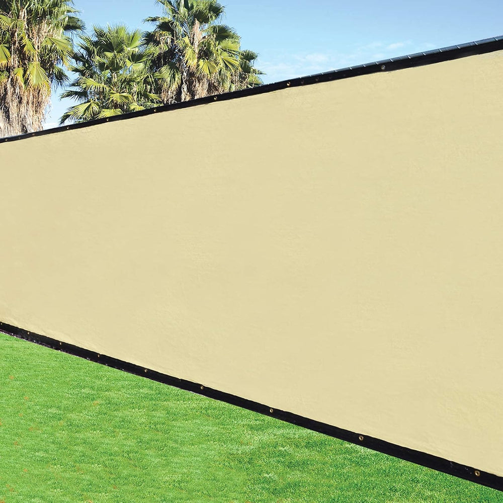 4'x50' 4ft Tall 3rd Gen Tan Beige Fence Privacy Screen Windscreen Sha...