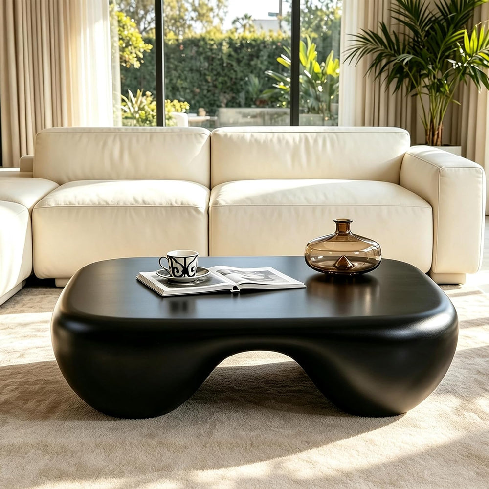 39.37" Modern Low Coffee Table for Living Room (39.37" X 11.81")