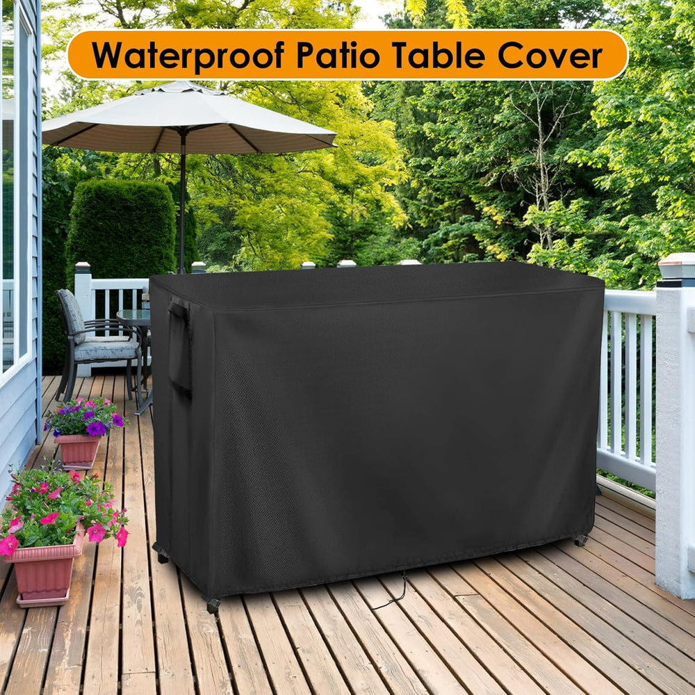 Kingling Outdoor Table Cover for Bar Height Table 73''L x 32''...