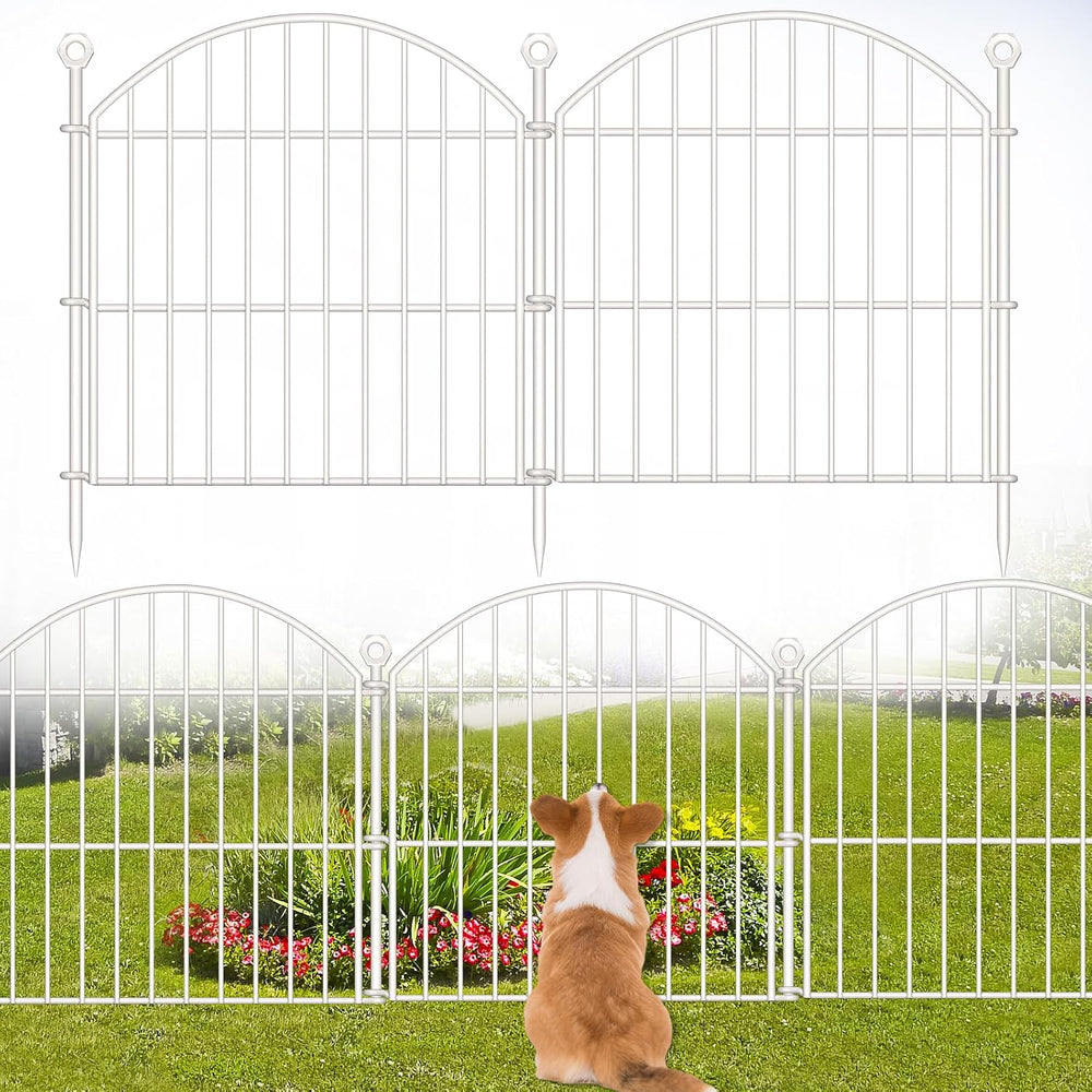 Decorative Garden Fence, 24in (H) x 20ft(L) No Dig Fence