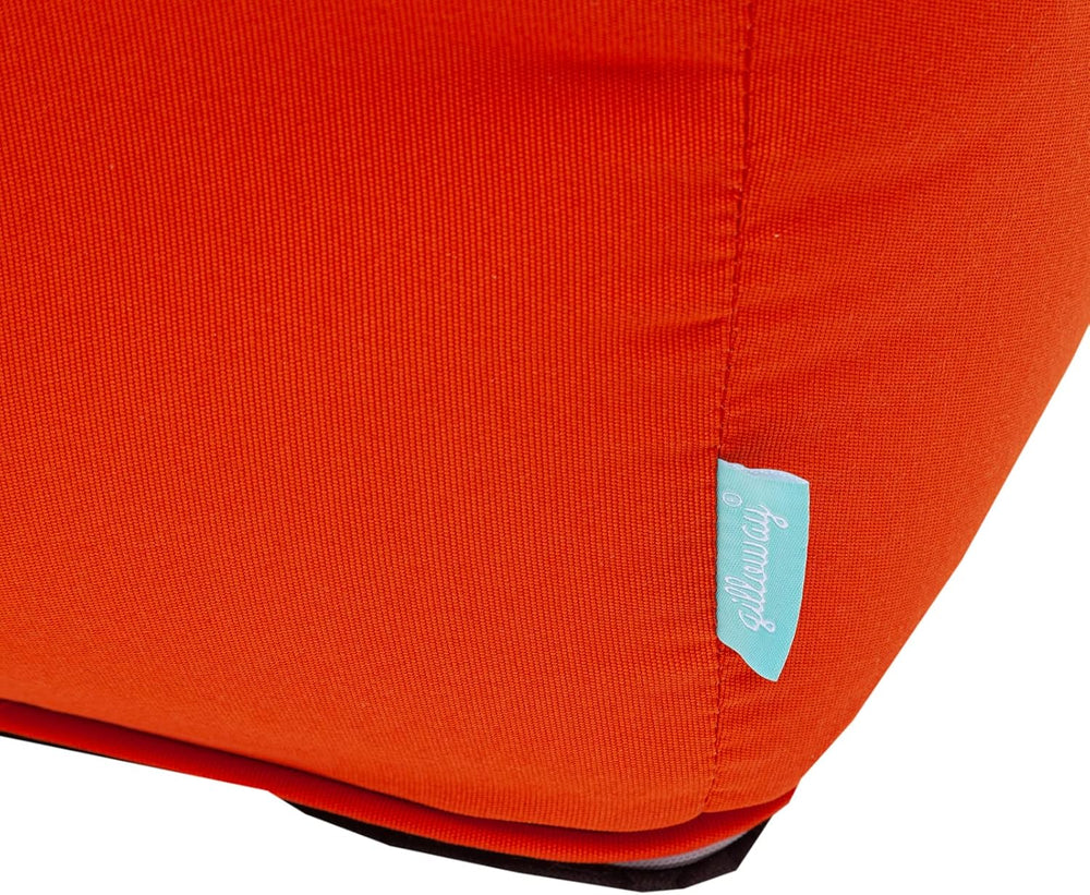 QILLOWAY Inflatable Outdoor Ottoman for Patio, Water Resistant Pouf Cube 16&q...