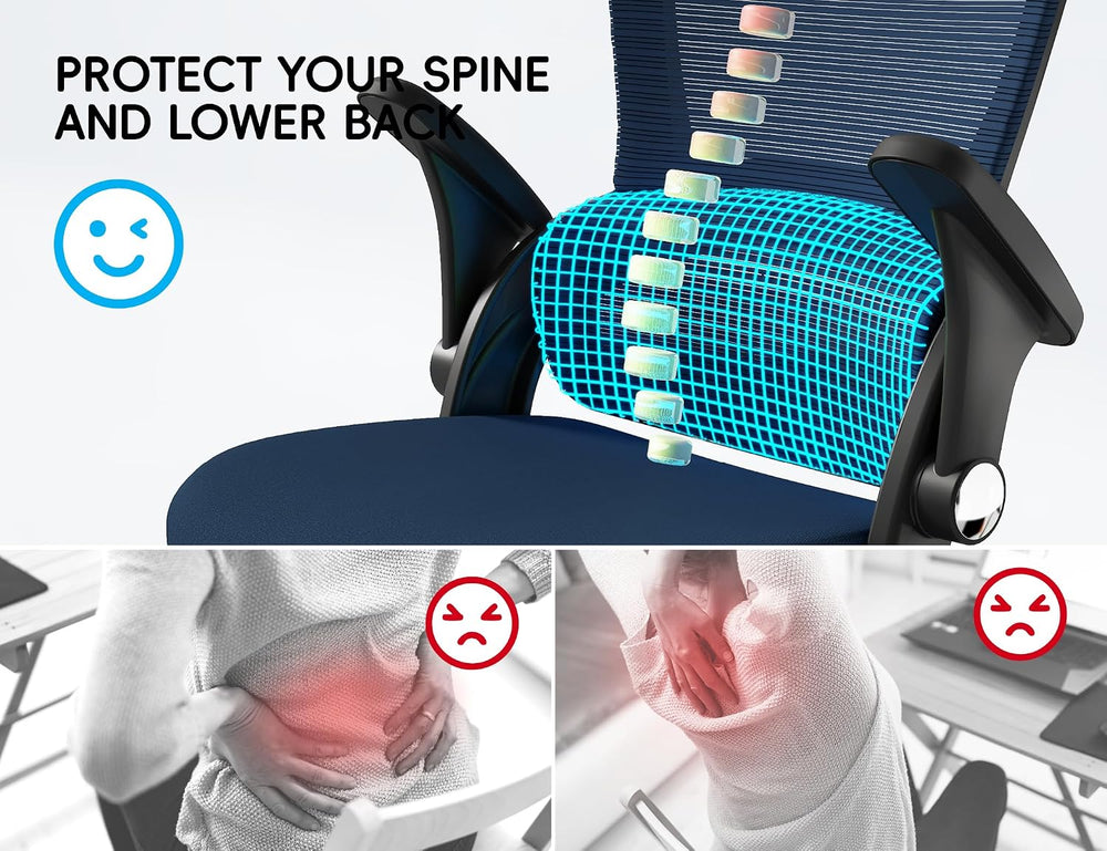 TRALT Office Chair - Ergonomic Office Chair with Back Support for Adults