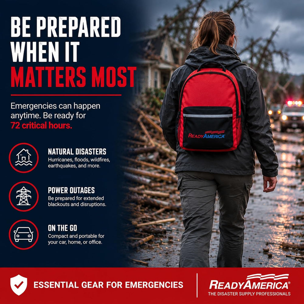 Ready America 70287 Tornado Emergency 2-Person 3-Day Backpack