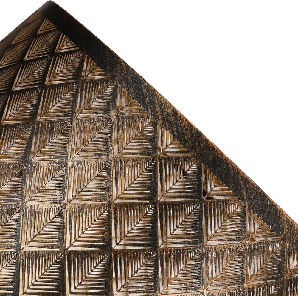 Drum Metal Etching Large Lamp Shade,Bronze Gold 12"TopX14"BottomX10...
