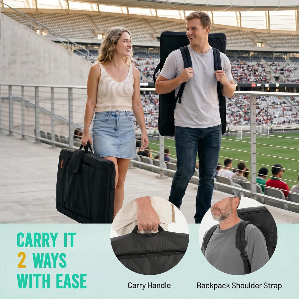 Overmont Stadium Seats with Back Support, Padded Bleacher Seat Cushion