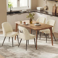 VASAGLE Dining Chairs Set of 4, Upholstered Kitchen Chairs