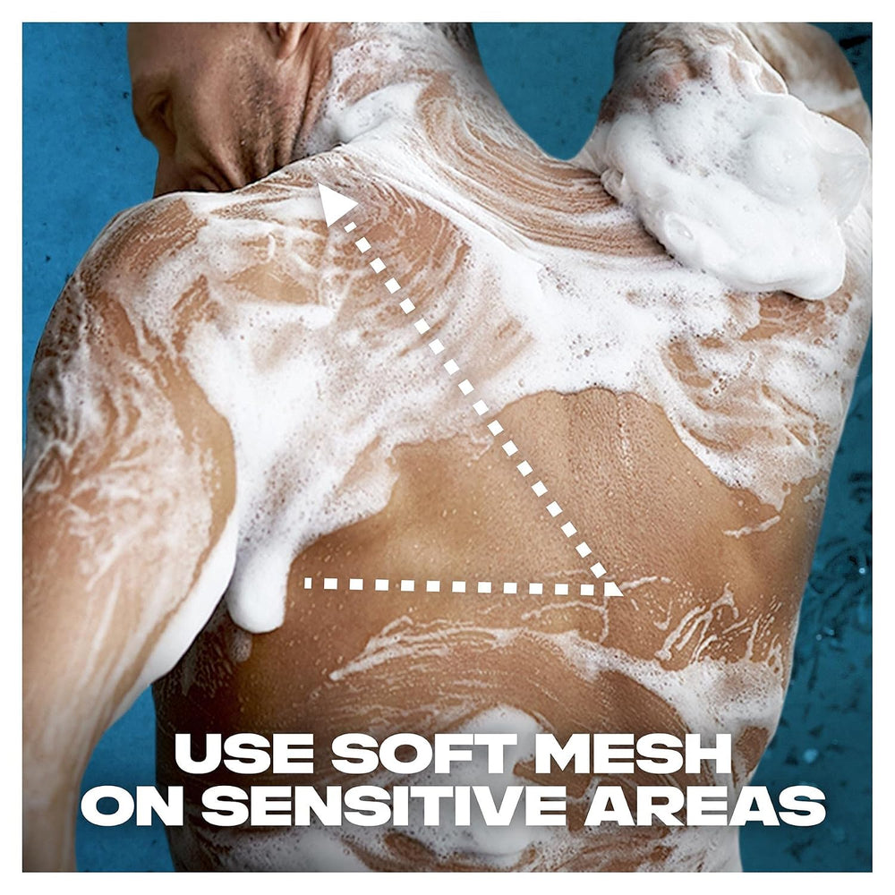 Lynx Manwasher, Shower Sponge, Loofahs Bath Shower Scrub Exfoliating Body Bru...