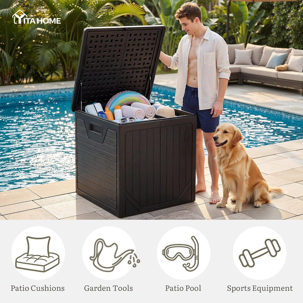 YITAHOME 150 Gallon Large Outdoor Deck Box