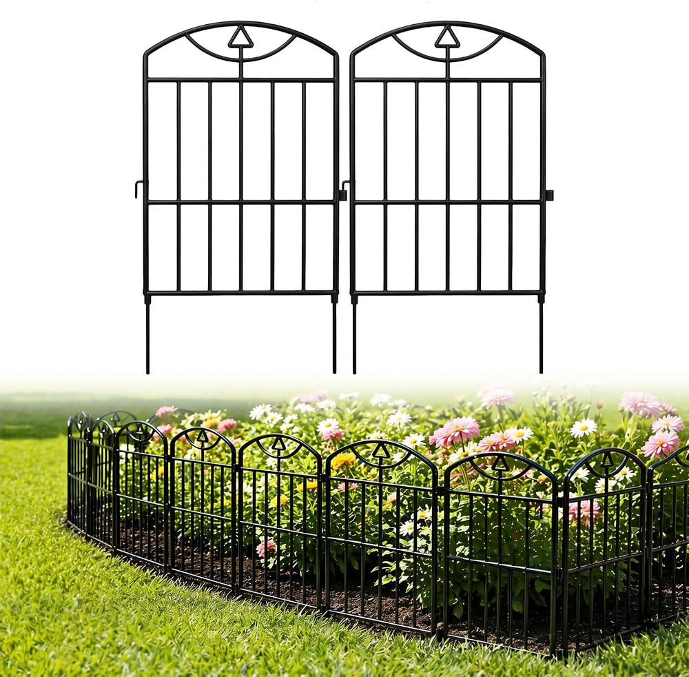 Garden Fence, 17in (H) x25ft (L) Garden Fencing Animal Barrier, 24 Panels