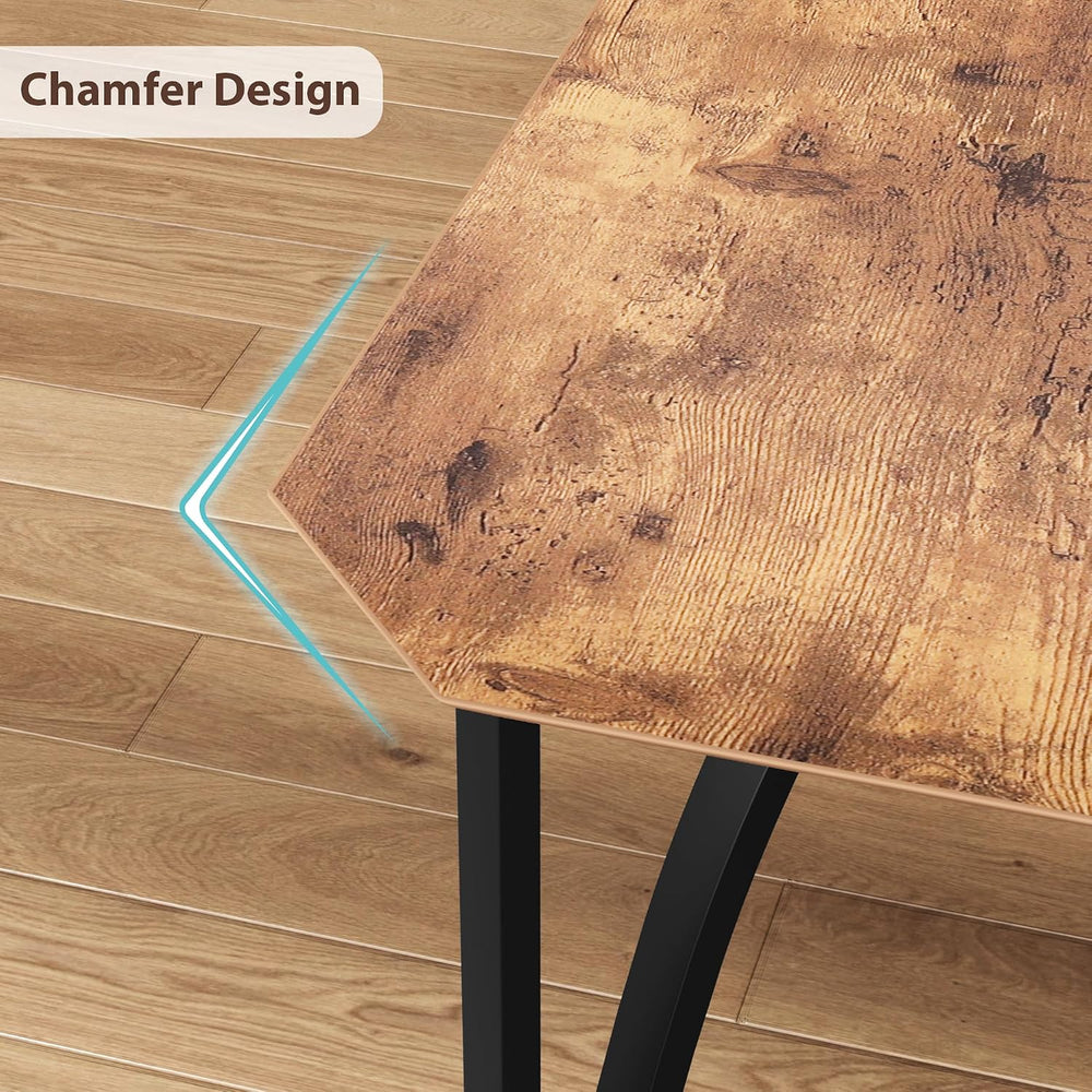 GAOMON 3-Piece Dining Table Set for 2,Kitchen Table with Upholstered Chairs