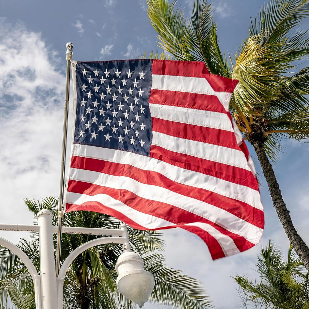 High Wind American Flag Outdoor 8x12 Ft, Long Lasting US Flags for Outside
