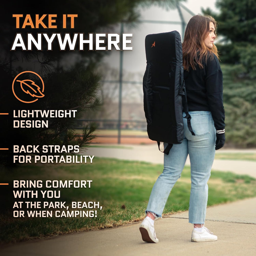 Heated Stadium Seats for Bleachers with Back Support – USB Battery Included -...