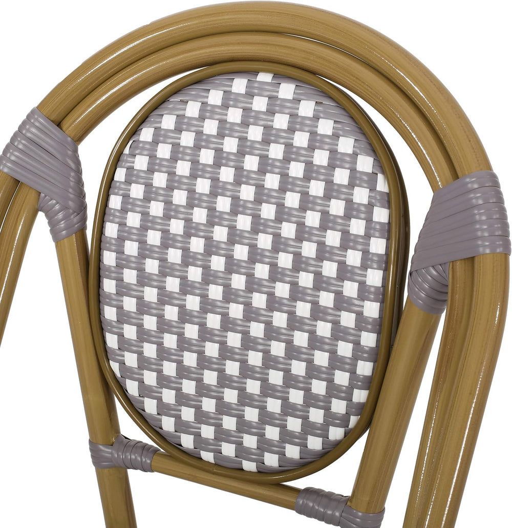 Christopher Knight Home Gwendolyn Outdoor French Bistro Chairs (Set of 2), Gr...