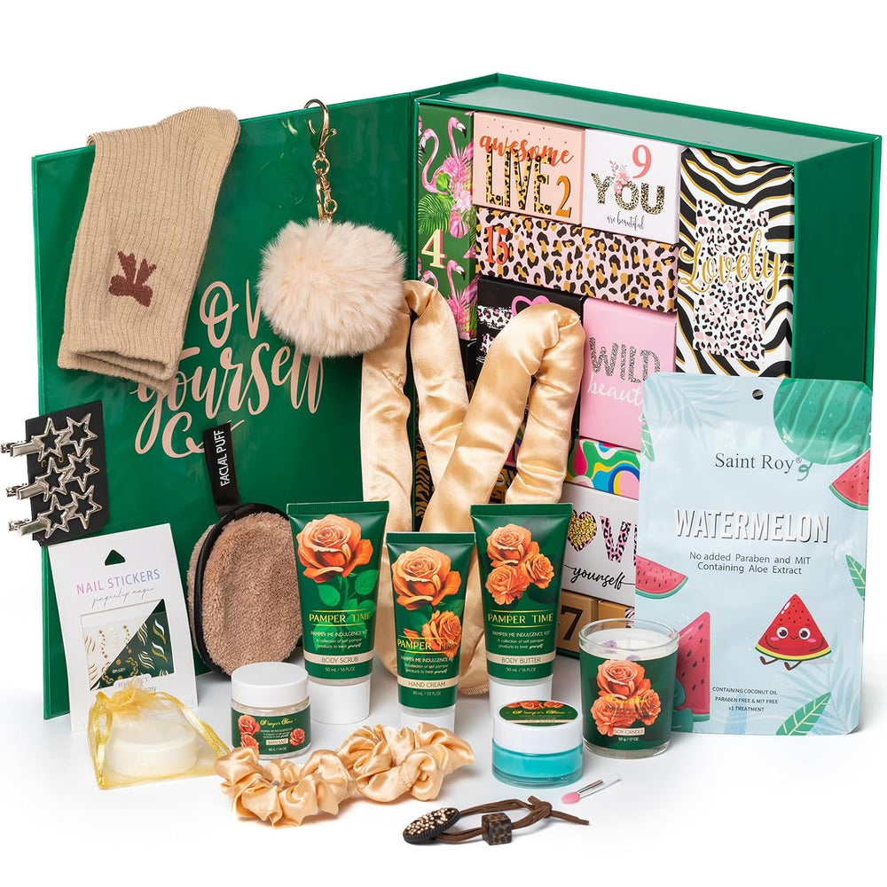 Beauty Advent calendar 2025 adult women Pamper skincare Beauty spa kit, Valen...