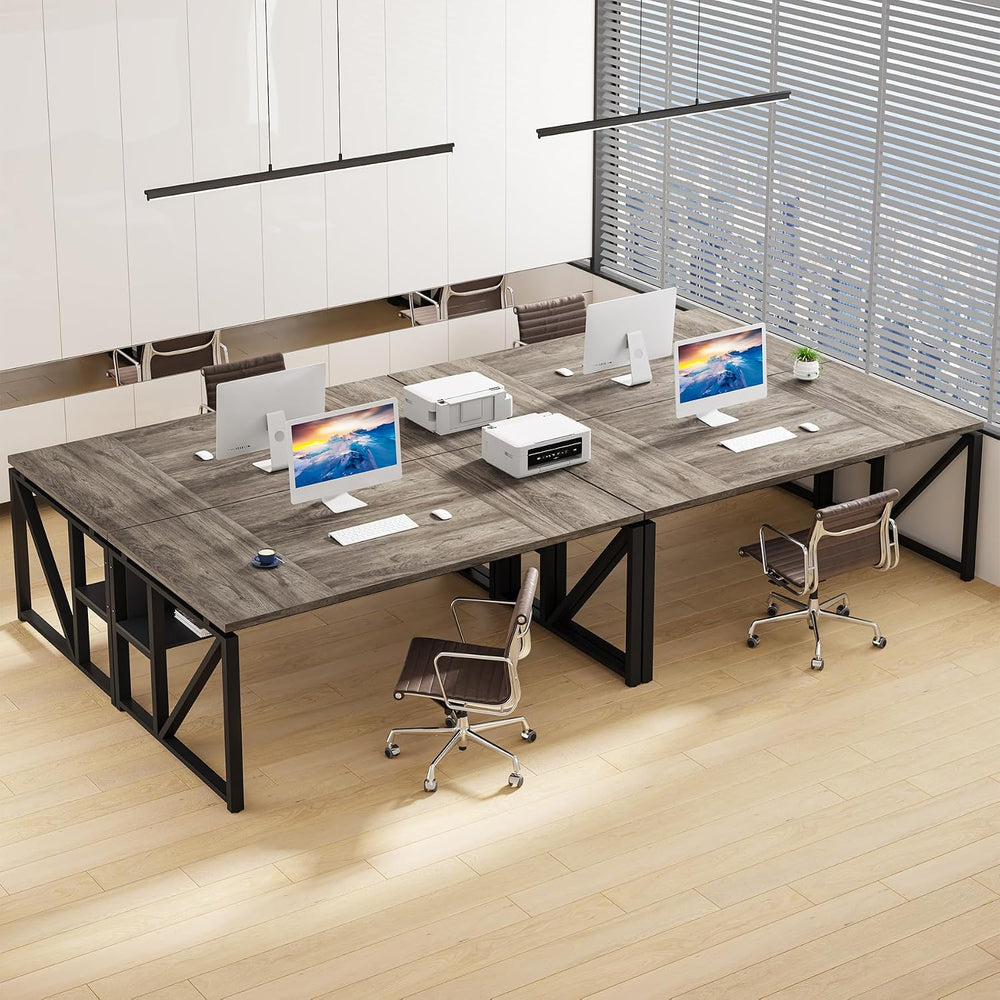 Tribesigns 63 inches Computer Desk with Bottom Storage Shelf Home Office Desk...