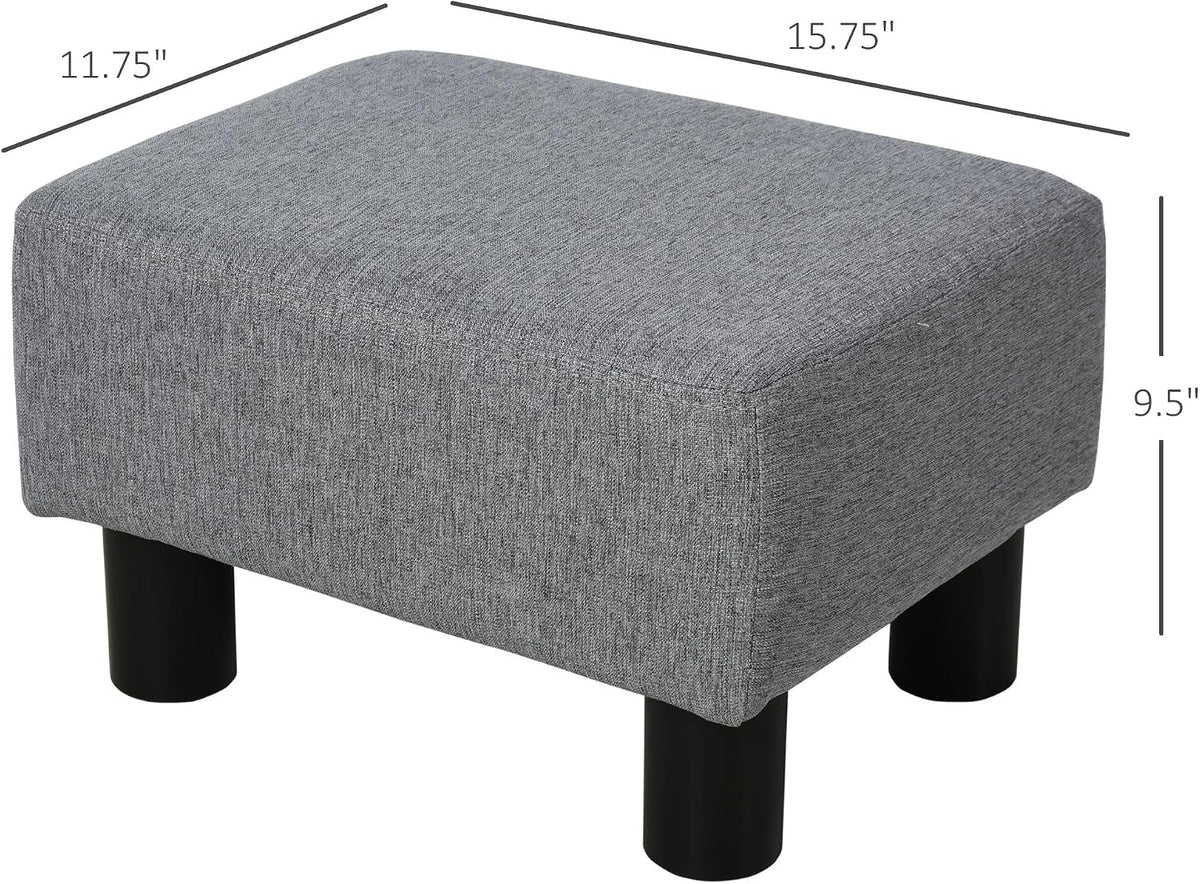 Designer Style Rectangular Footrest Ottoman