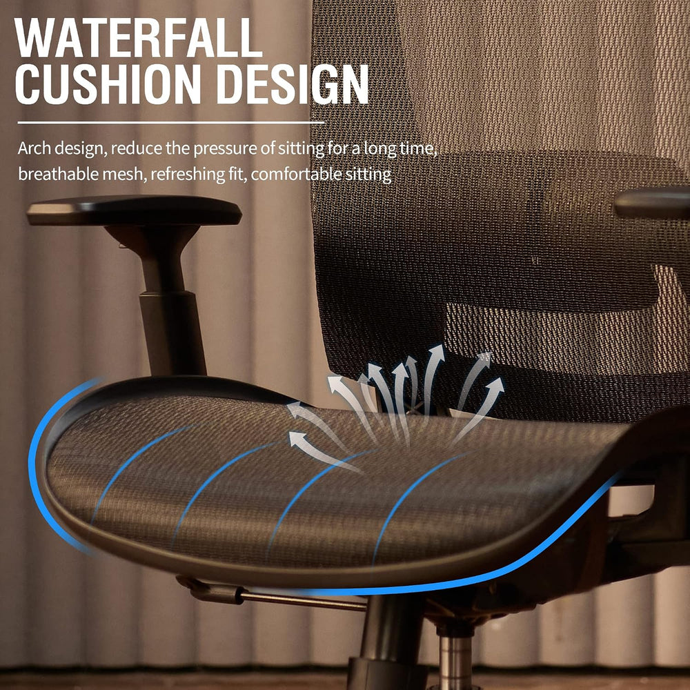 ELABEST Ergonomic Mesh Office Chair,Comfy Computer Desk Chair - BIFMA 5.1 Cer...
