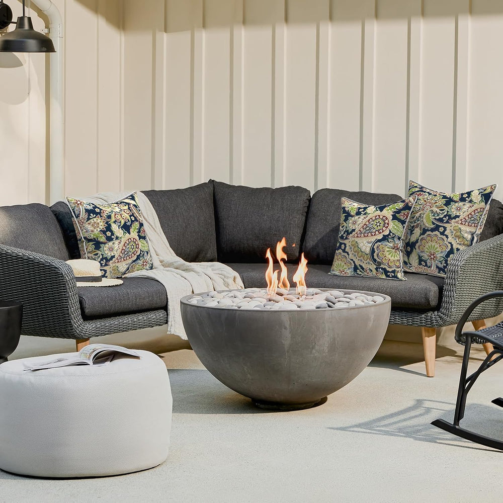 LVTXIII Set of 2 Patio Throw Pillows 16"x16" Fade Resistant Outdoor...