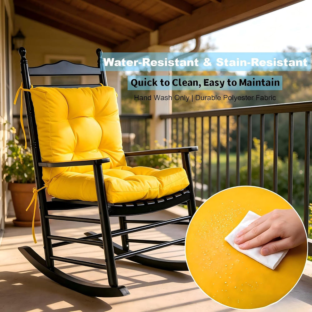 QILLOWAY Outdoor Chair Cushion for Patio Furniture, Waterproof Patio Cushions...