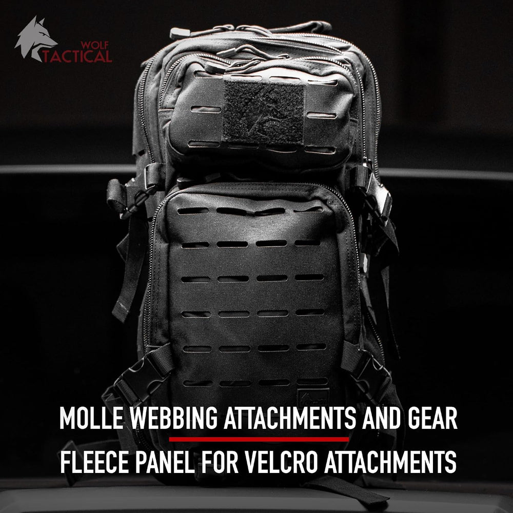 WOLF TACTICAL Molle Backpack Tactical Backpack Small Concealed Carry Backpack...