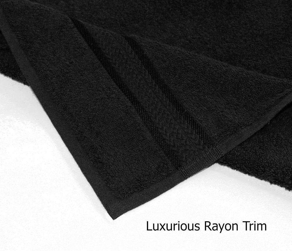 COTTON CRAFT Ultra Soft Bath Towels - 4 Pack 100% Cotton Large 30x54 inches