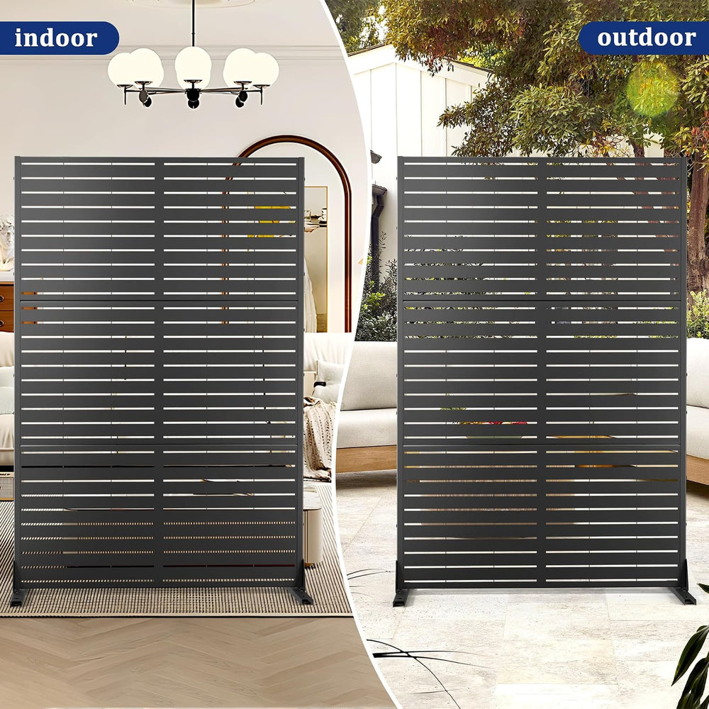 FENCY 72" H Metal Privacy Screen Outdoor