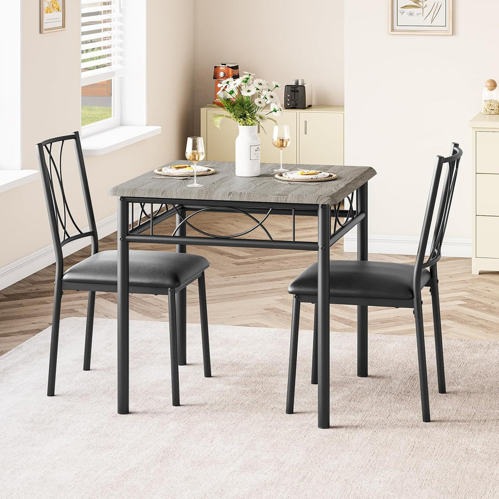 gaomon dining table set for 2, kitchen table shown in use