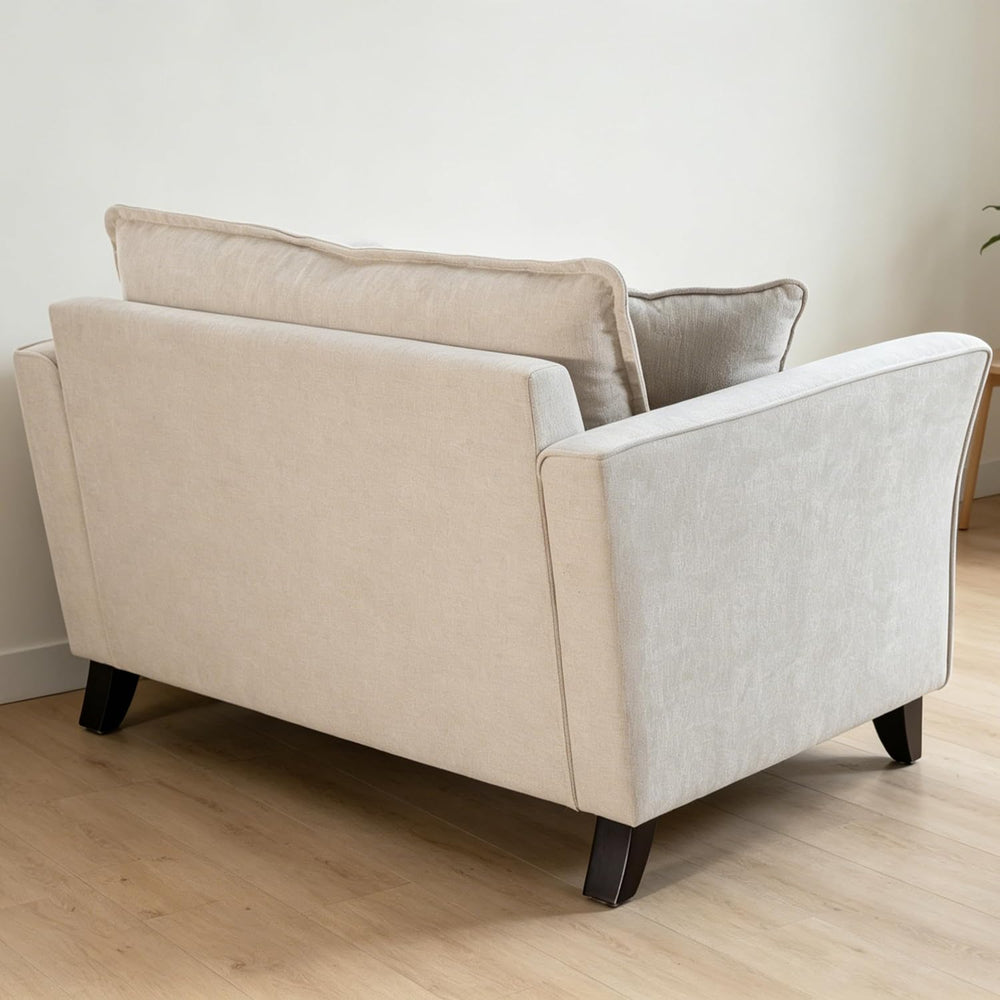 ERYE 46.9" Chenille Upholstered Accent Chair Wide Seat for Living Room B...