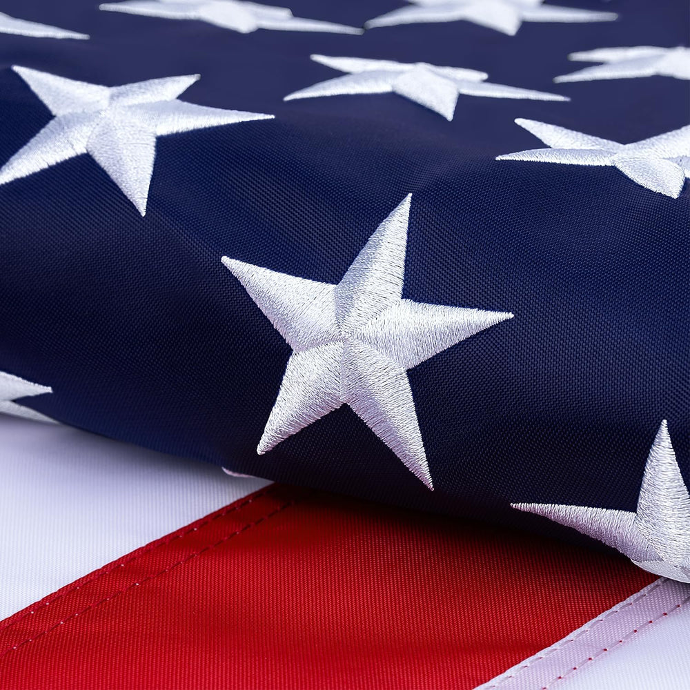 XIFAN Premium American Flag 5x8 Ft for Outside, Heavy Duty Large Nylon US Fla...