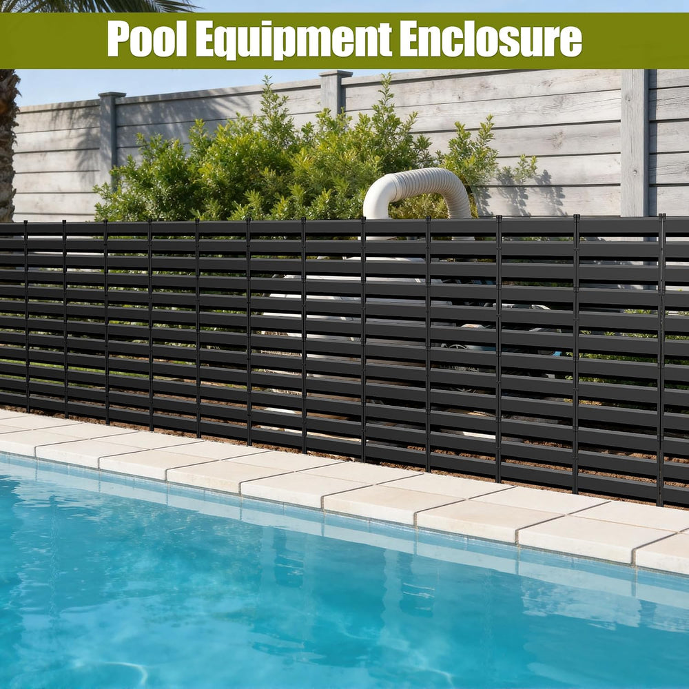 48in H x 45in W Air Conditioner Fence Screen Trash Can Privacy Fence Panels f...
