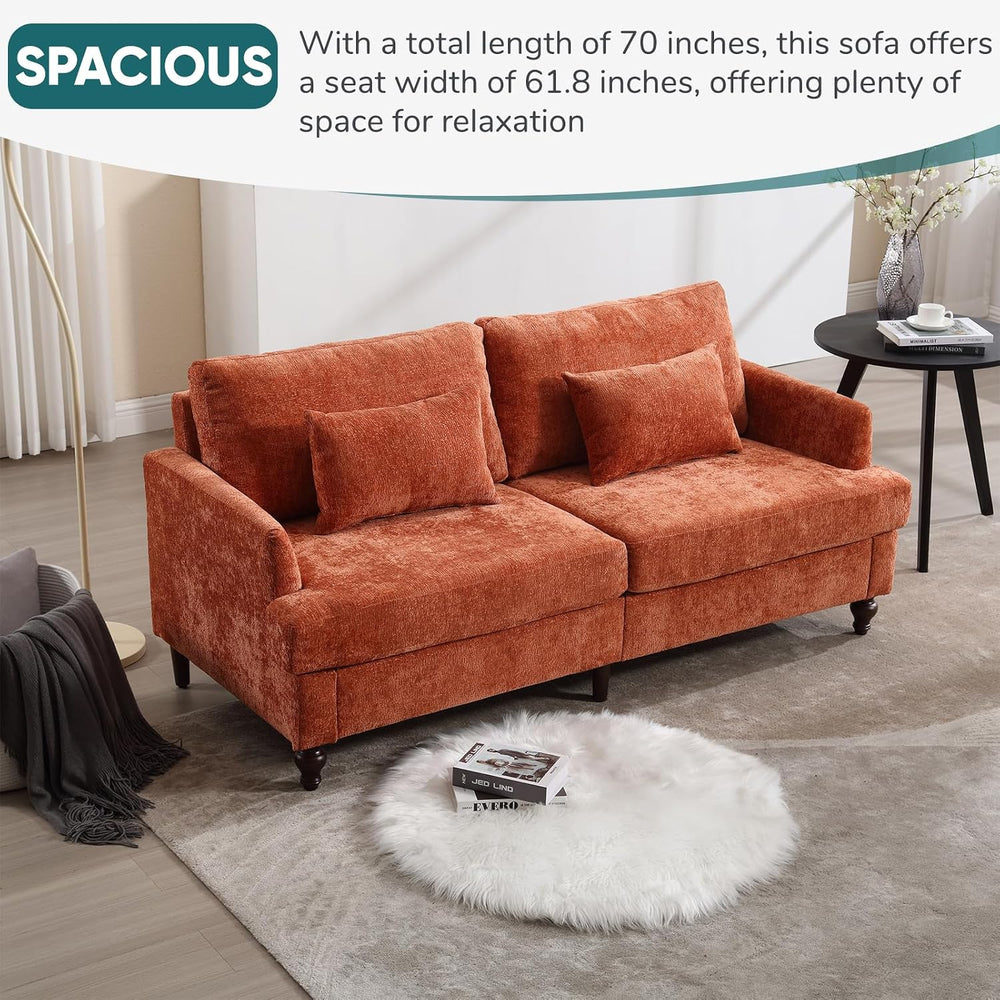 JOYBASE 2 Pieces Living Room Furniture Sets, Loveseat Couch and Accent Chair,...