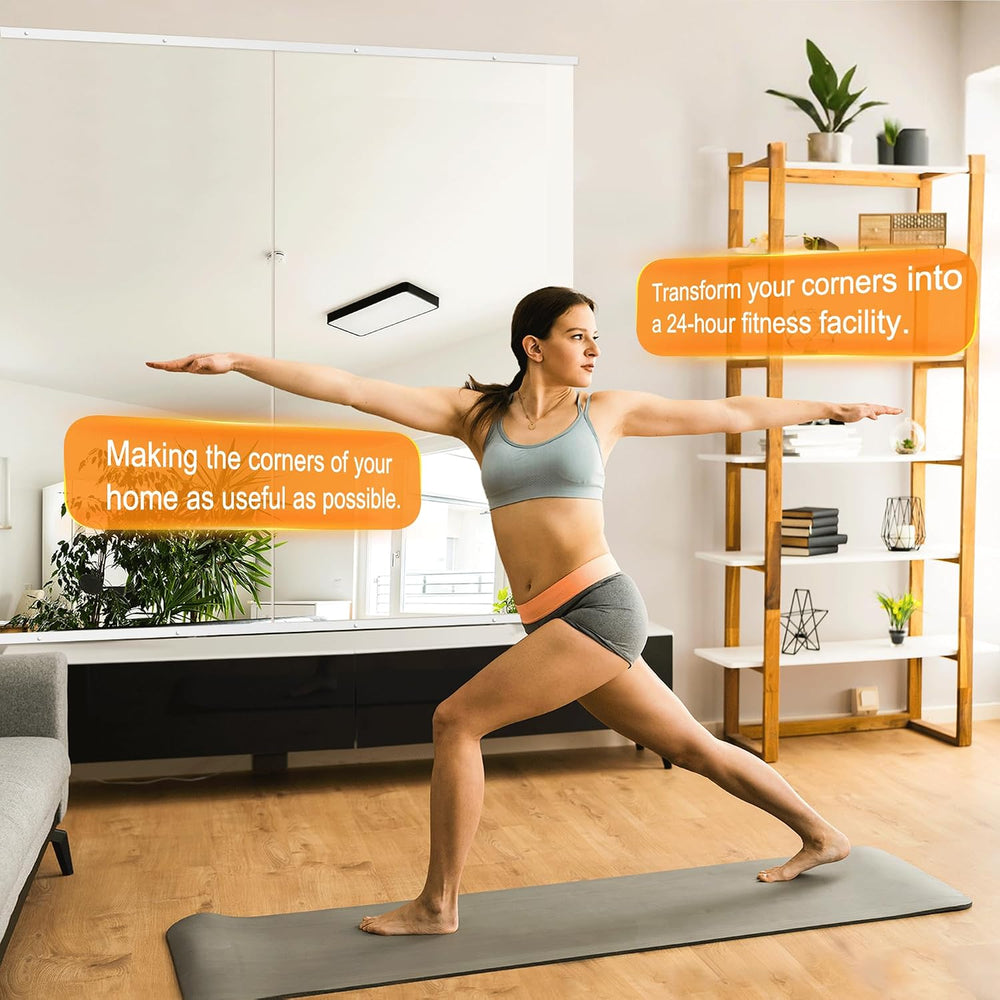 Delma Gym Mirrors for Home Gym, 54"x30" 2PCS Large Full Body Mirror...