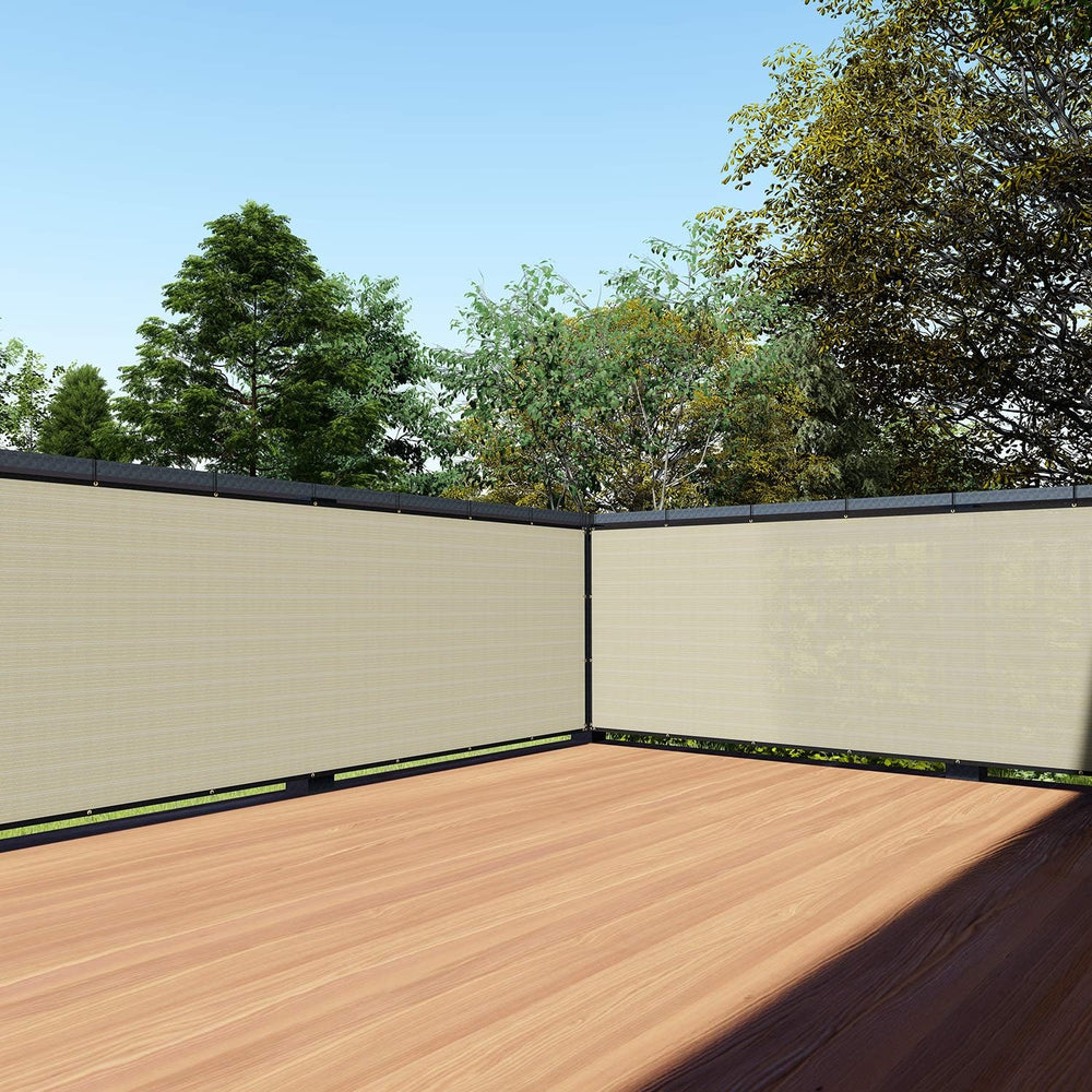 TANG 3' x 50' Balcony Privacy Screen Fence for Apartment Deck Railing...
