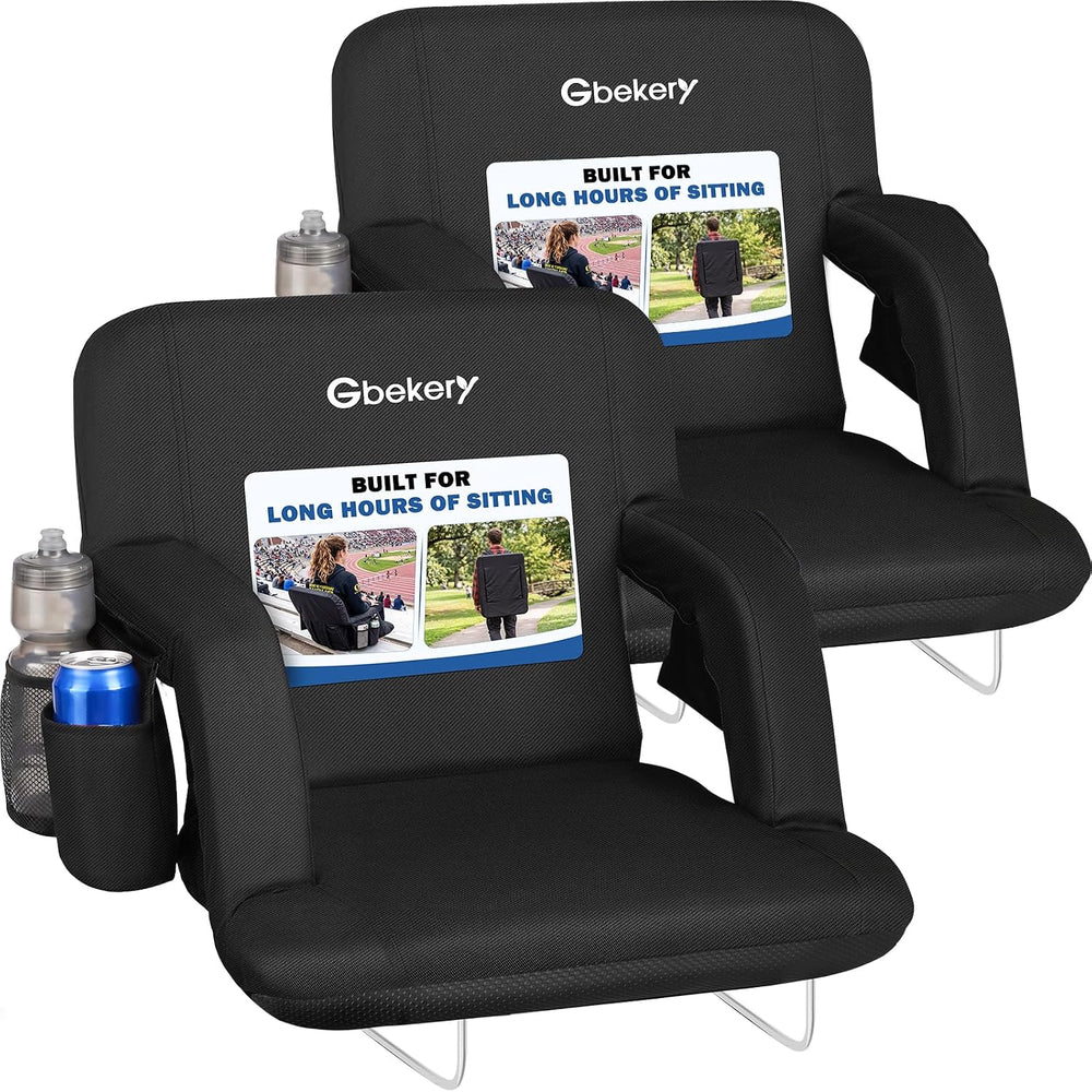 Gbekery Stadium Seats with Back Support for Bleachers