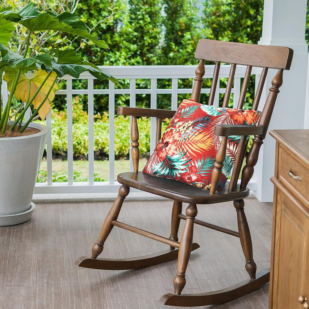 Throw Pillow with Insert, Set of 2, Outdoor Indoor Waterproof Decorative Pati...