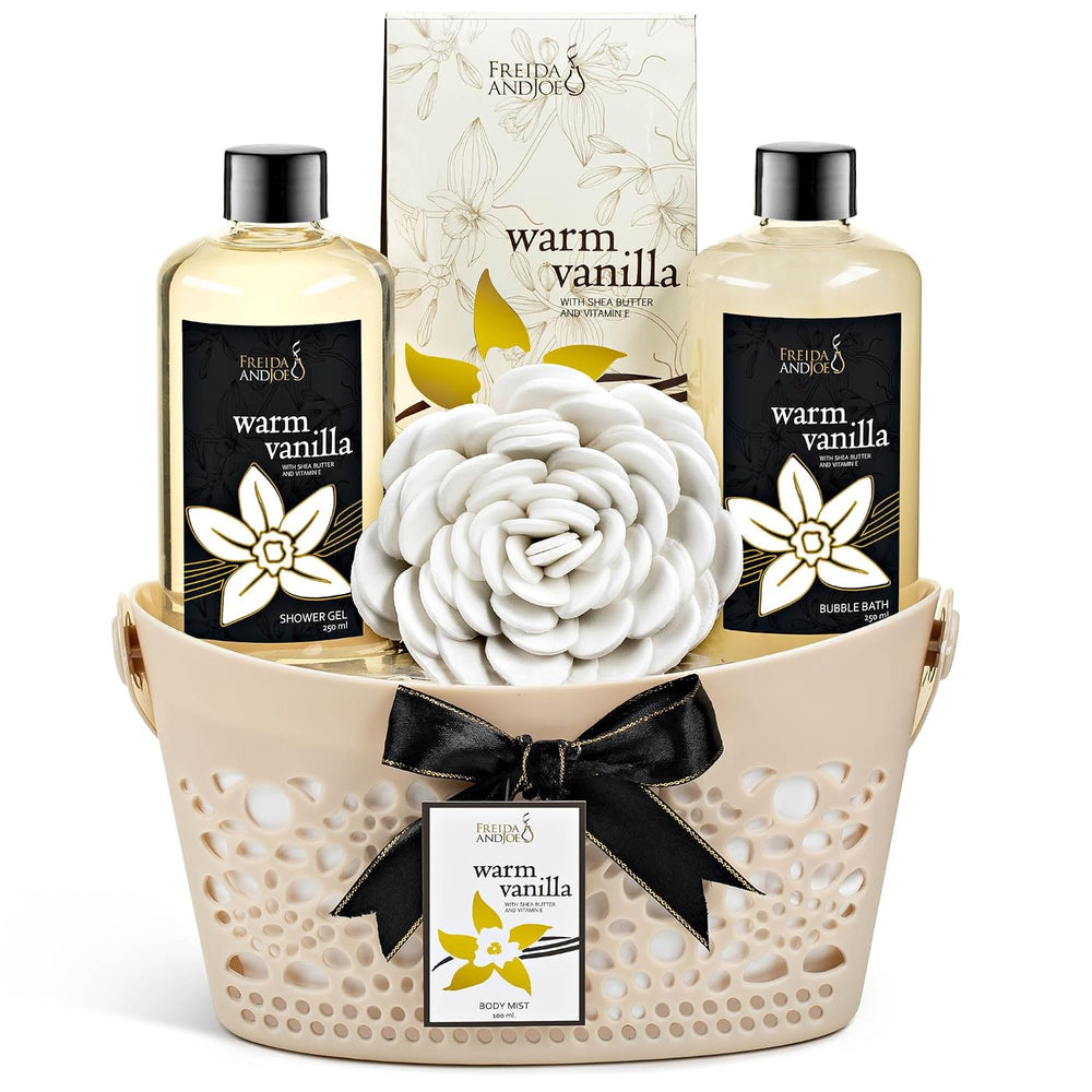 Bath & Body Gift Set for Men and Women Spa Kit with Shea Butter