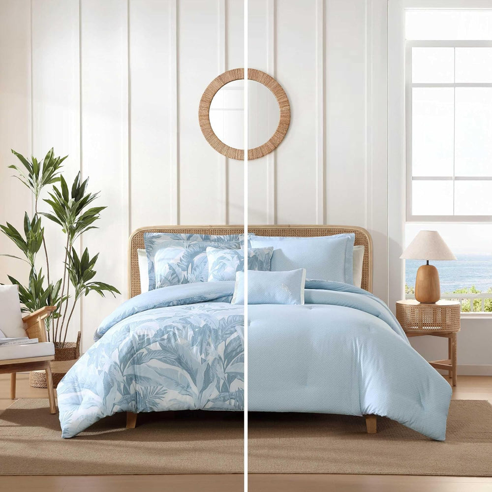 Tommy Bahama - Queen Comforter Set with Shams & Bonus Throw Pillows