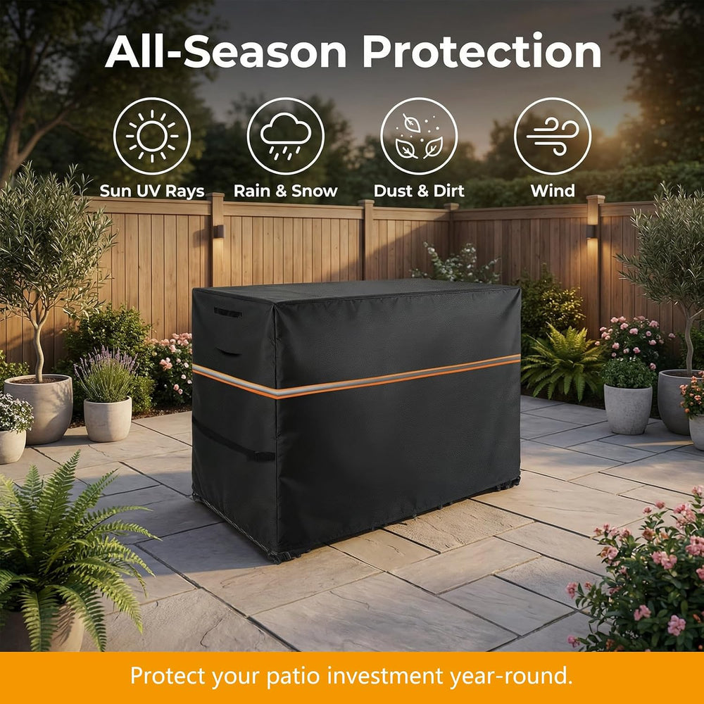 Outdoor Bar Cover 5 Pieces Patio Dining Set Covers,Black