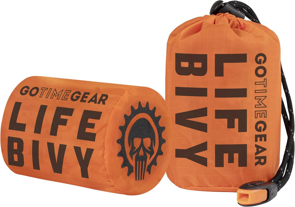 Go Time Gear Life Bivy Emergency Survival Sleeping Bag Thermal Bivy - Use as ...